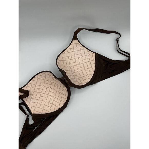 TWO Push Up Lace 34D Pink Perfect Shape Sexy Balconet Victoria's Secret Bra Lot - Picture 5 of 15